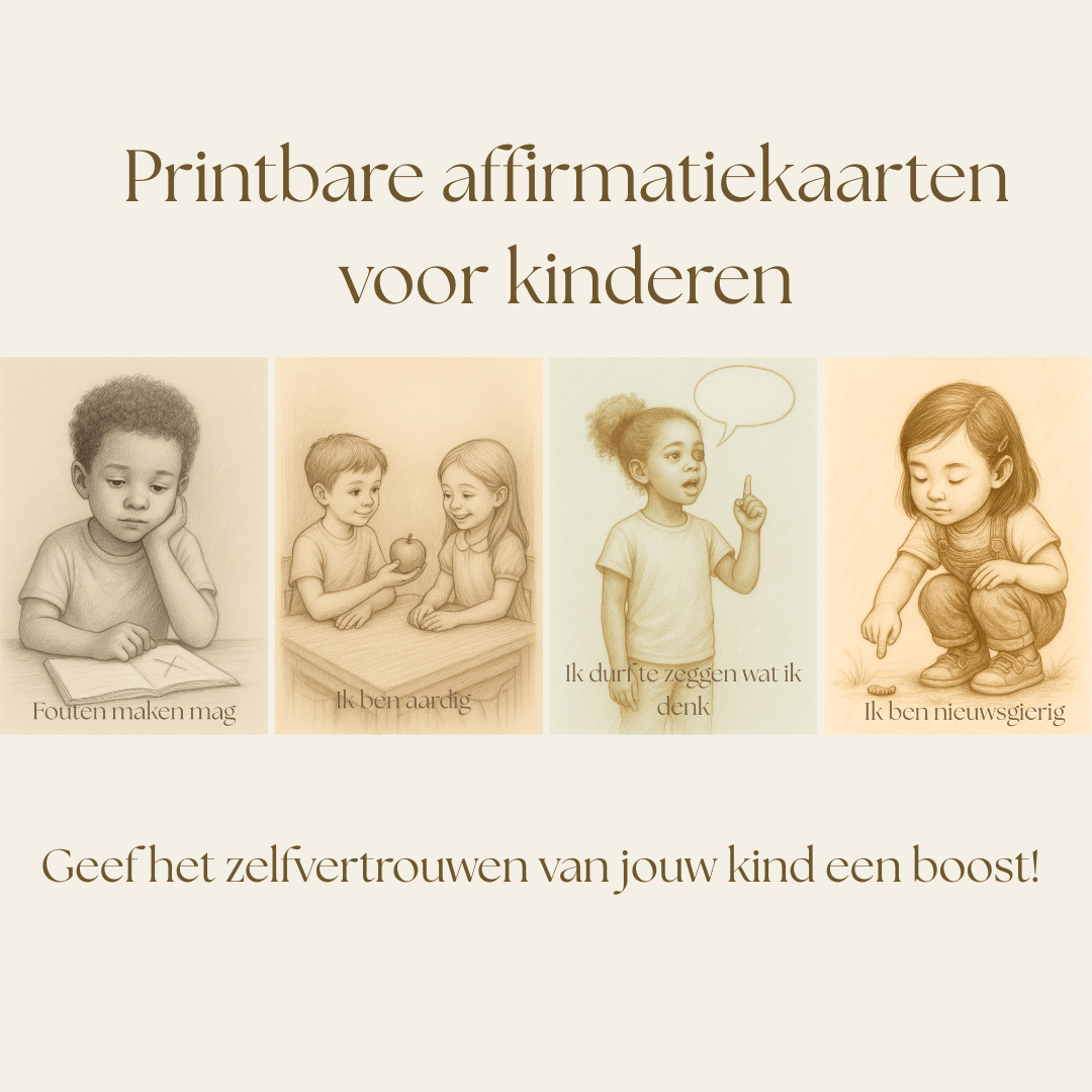 Affirmatiekaartjes downloaden kinderen