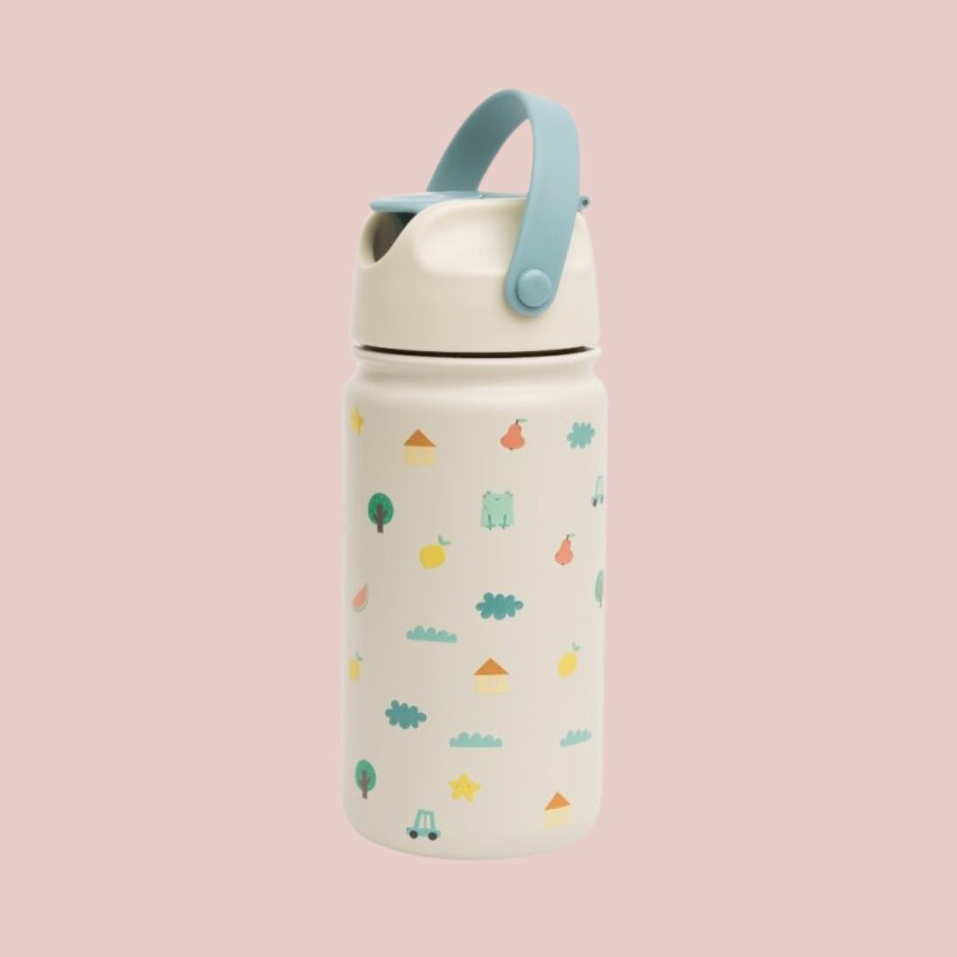 RVS thermische drinkfles. Horende bij de lunchtrommel tiny bits
