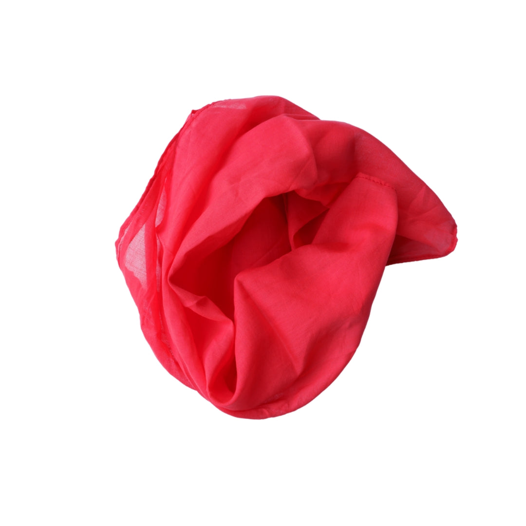 Open einde speeldoek rood