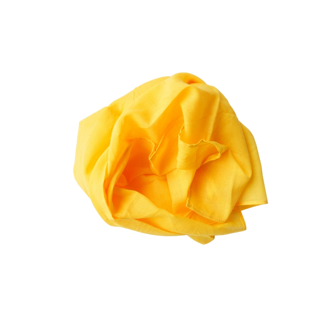 Open einde speeldoen Laura's Cotton geel