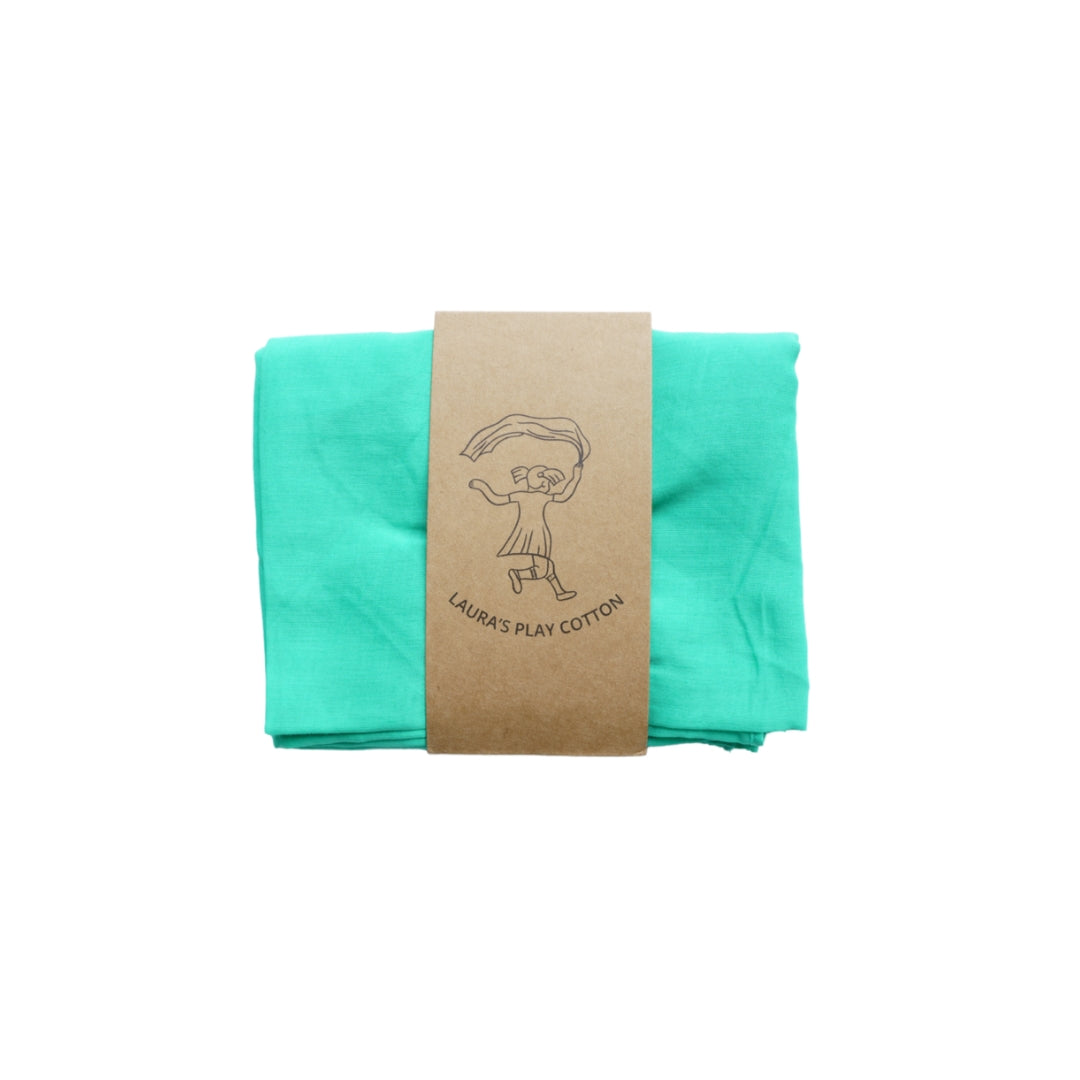Open einde speelgoed Speeldoek in het groen