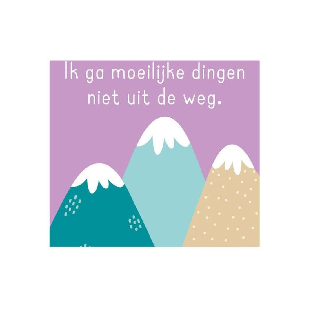 Voorbeeld affirmatiekaart