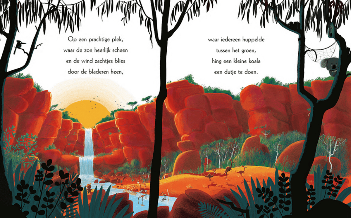 Voorlezen uit het mooie prentenboek Laat maar Los Koala