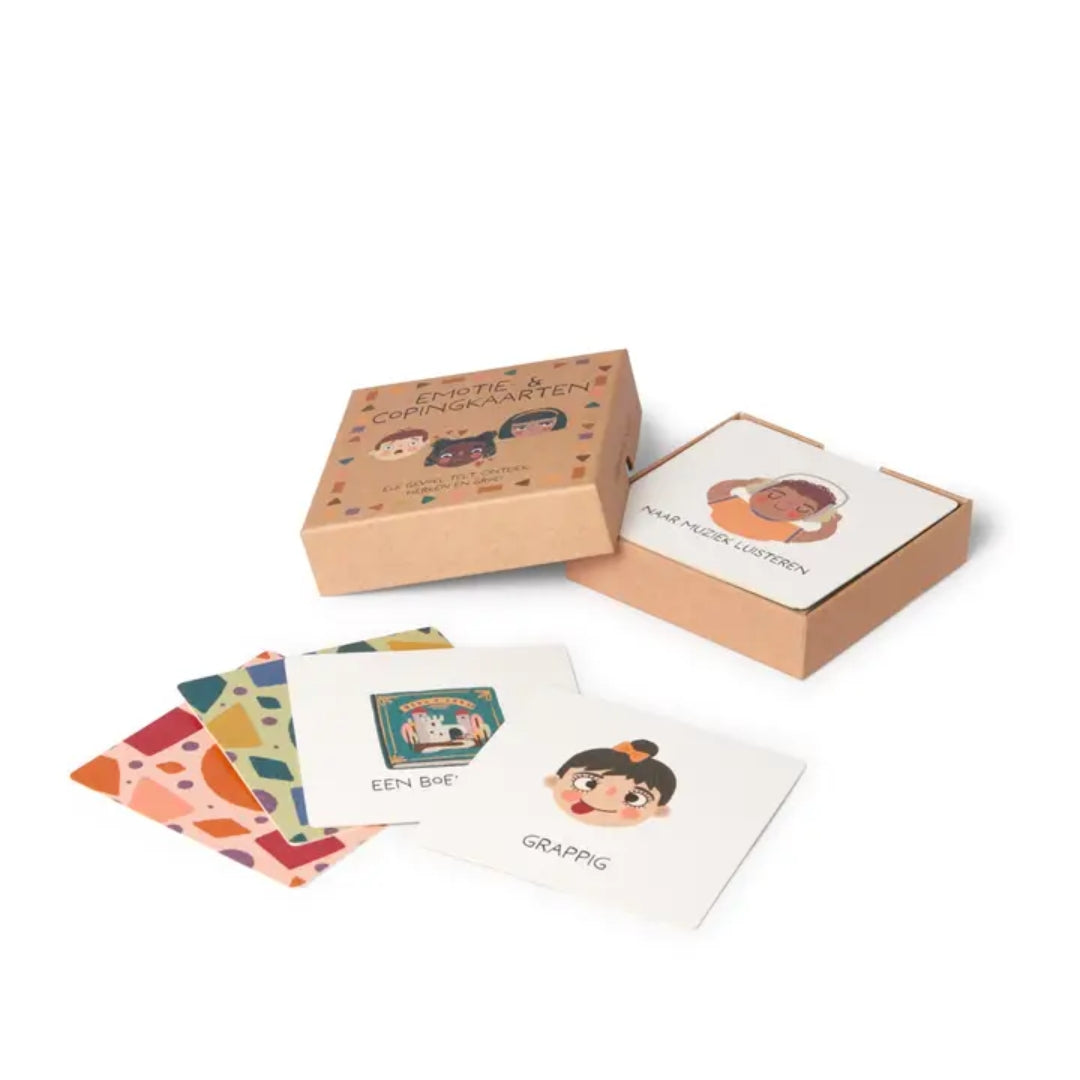 Howtotalk Gevoelens Toolbox – emotie set voor kinderen met emotiewiel en kaarten.