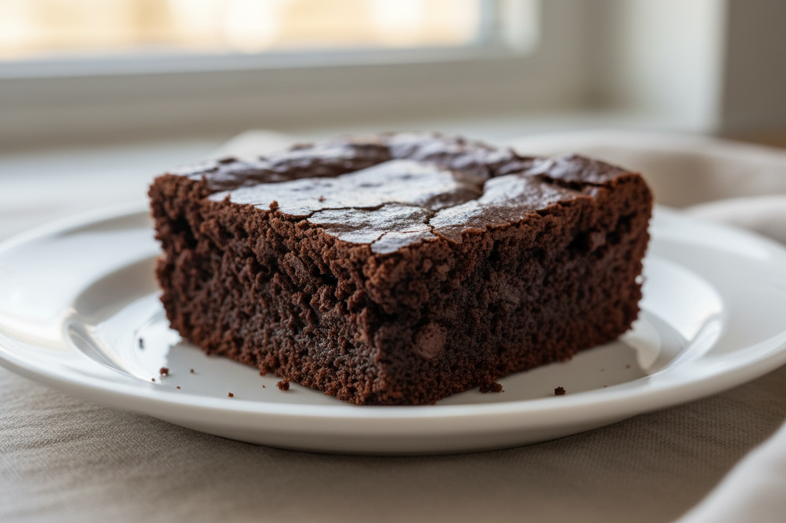 No-bake kikkererwten brownies met dadel en pure chocolade