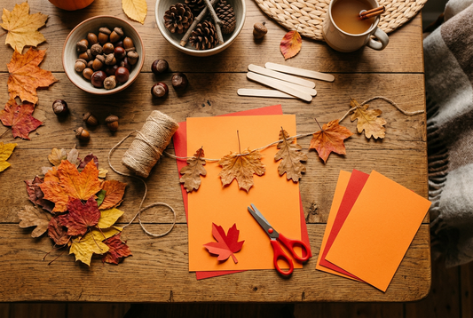 Herfst knutselen met kinderen