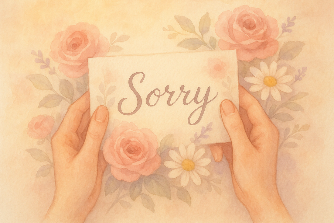 sorry zeggen tegen je kind