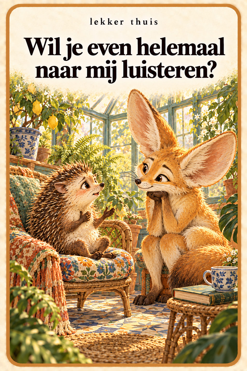 Lekker thuis-kaartjes voor na school over gevoelens en behoeften. Wil je luisteren