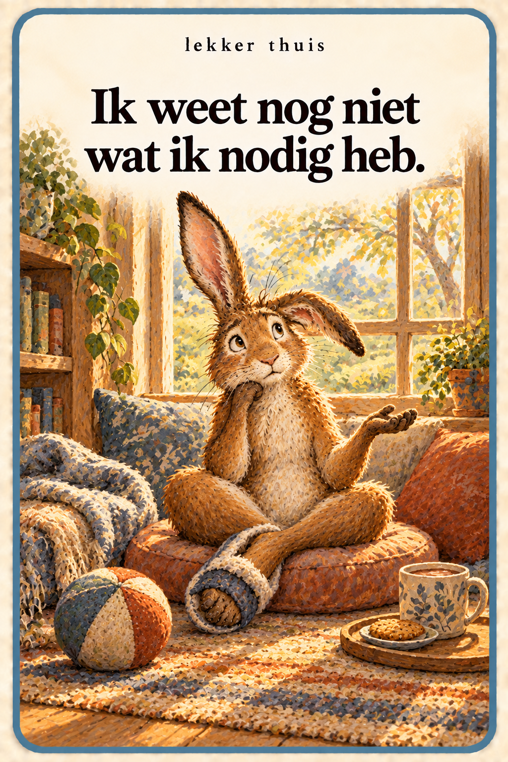 Lekker thuis-kaartjes voor na school over gevoelens en behoeften. Ik weet niet wat ik nodig heb