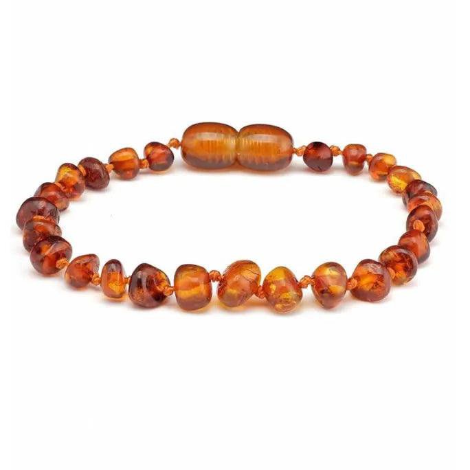 Barnsteen honing voor tandjes die doorkomen