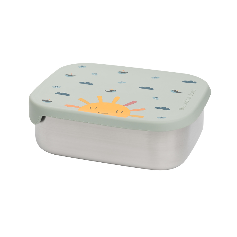 Broodtrommel RVS veilig, geen pflaten en BPA plastic