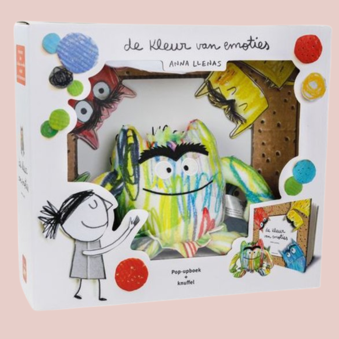 De kleur van emoties met knuffeltje