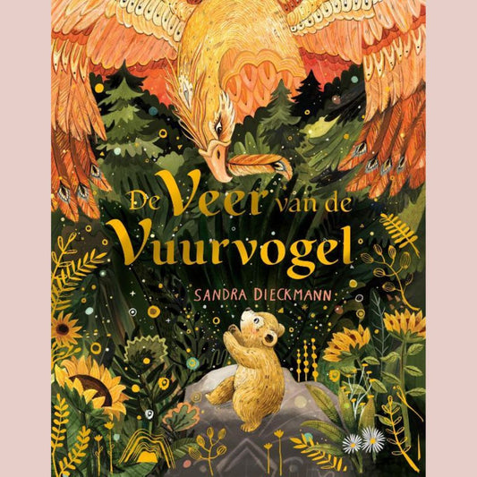Boek over moed en zelfvertrouwen - voorkant van het boek: veer van de vuurvogel