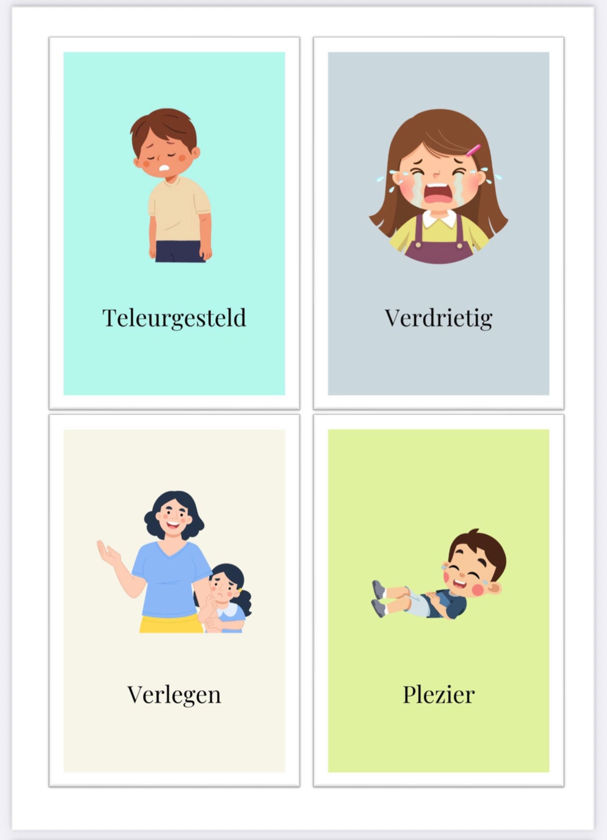 help jou kind met emoties met de emotiekaarten van Sprout&Joy