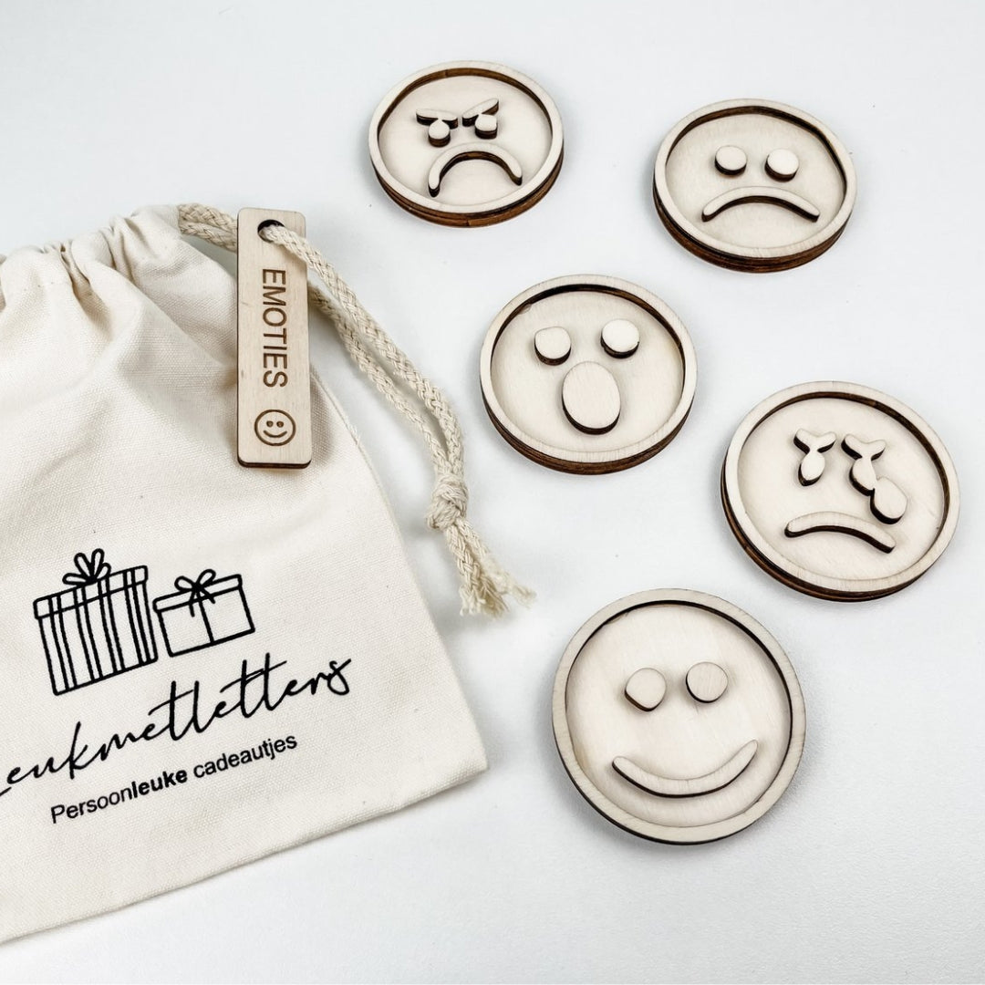 Vultray emoties voor sensorisch spelen met sensorisch speelgoed zoals kinetisch zand, rijst, klei 