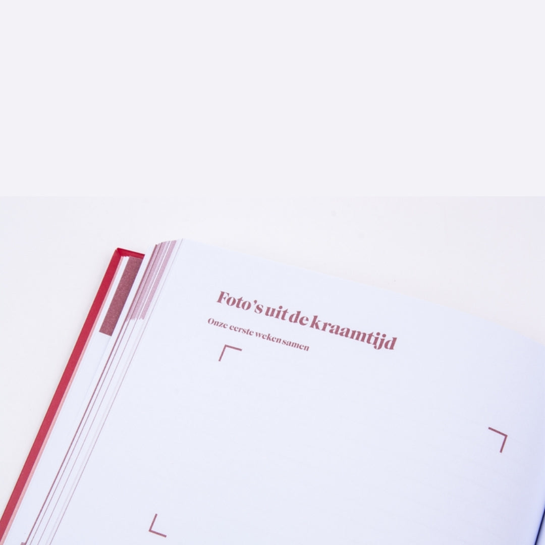 Duizend dagen dagboek invulboek - foto's uit de kraamtijd 