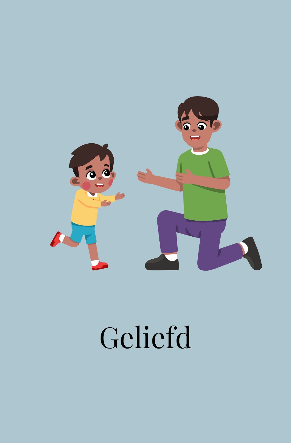 Emotiekaart digitaal voor kinderen. Om emoties te kunnen benoemen. 
