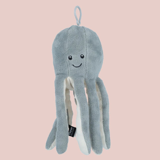 Rust en comfort met olly de grijze hartslagknuffel