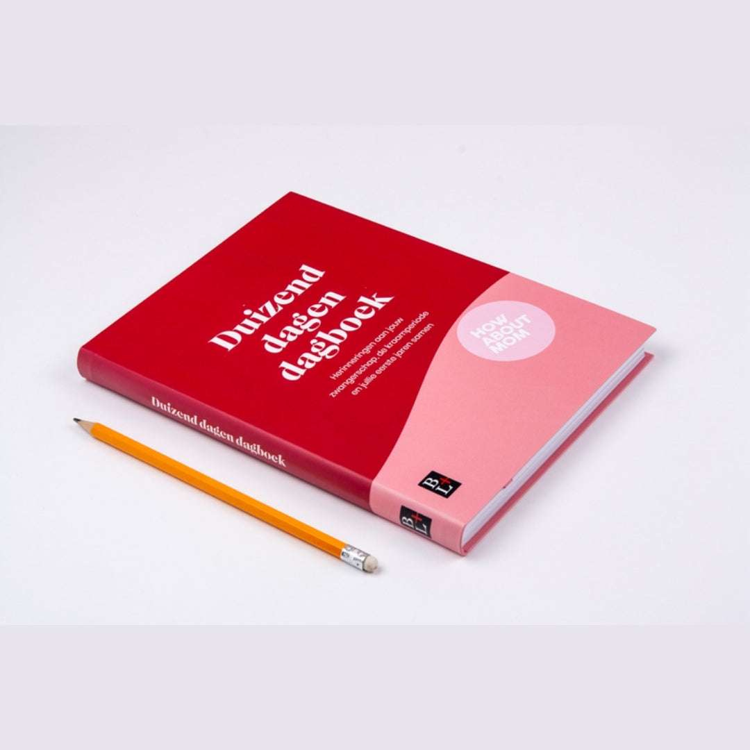 Een boek dat je invult tijdens je zwangerschap en nog 2 jaar daarna. 