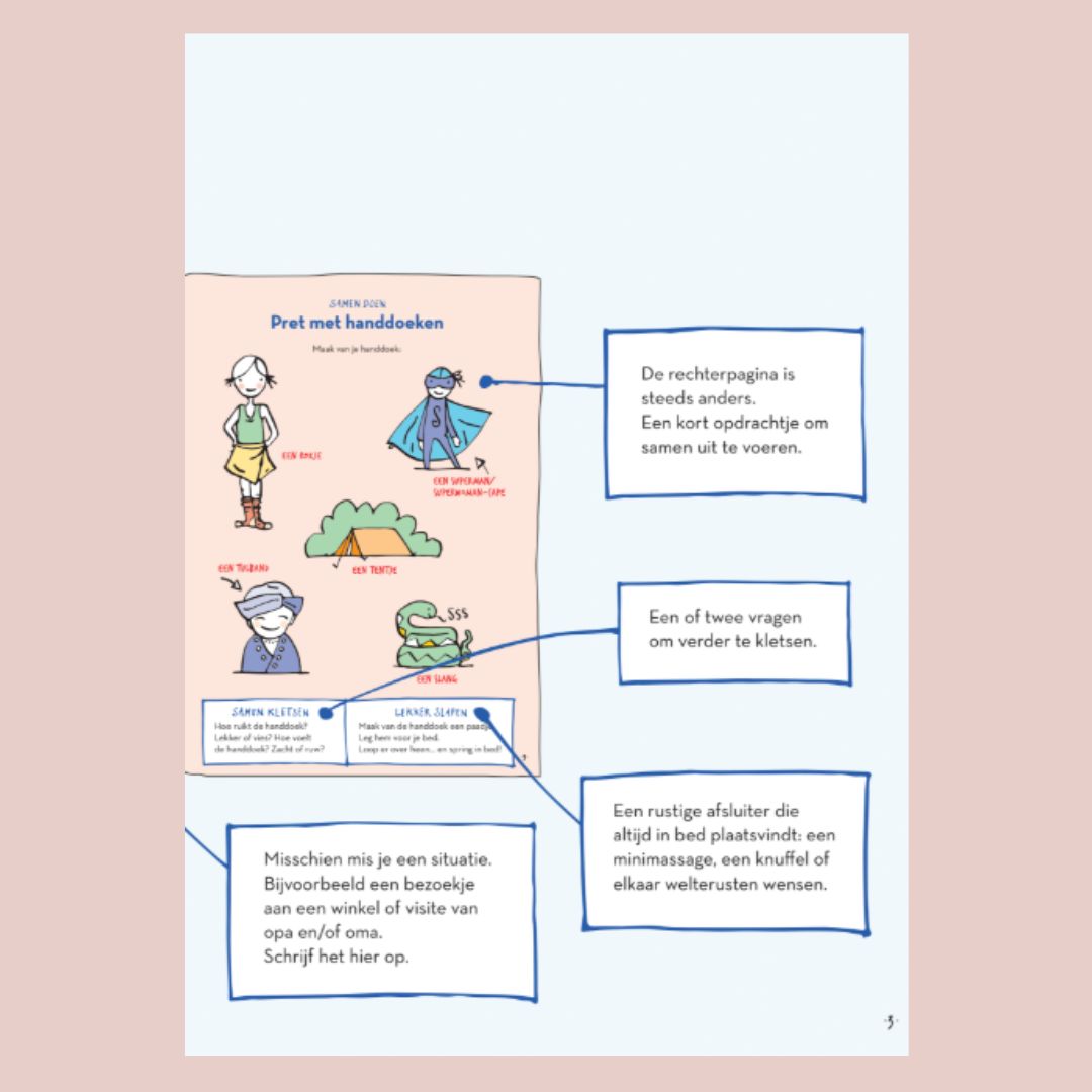 Uitleg over slaapklets voor kleuters. Lekker tot rust komen voor bedtijd. 