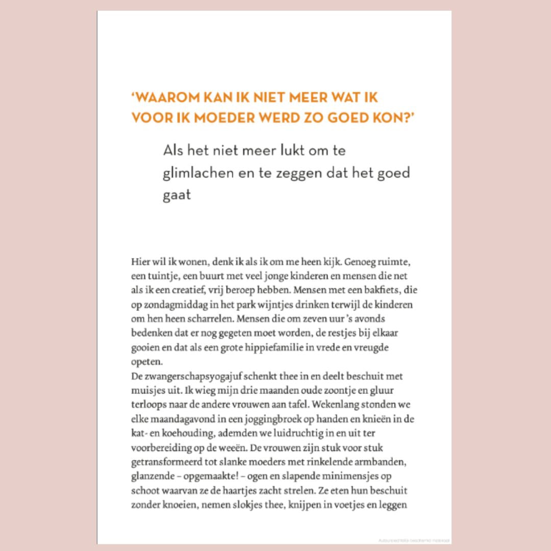 Voorbeeld van een hoofdstuk uit doorbreek de cirkel