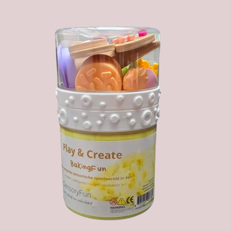 SensoryFun Play & Create BakingFun – Magic Sand speelset