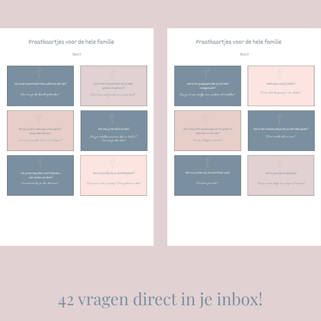 Voorbeelden van praatkaartjes