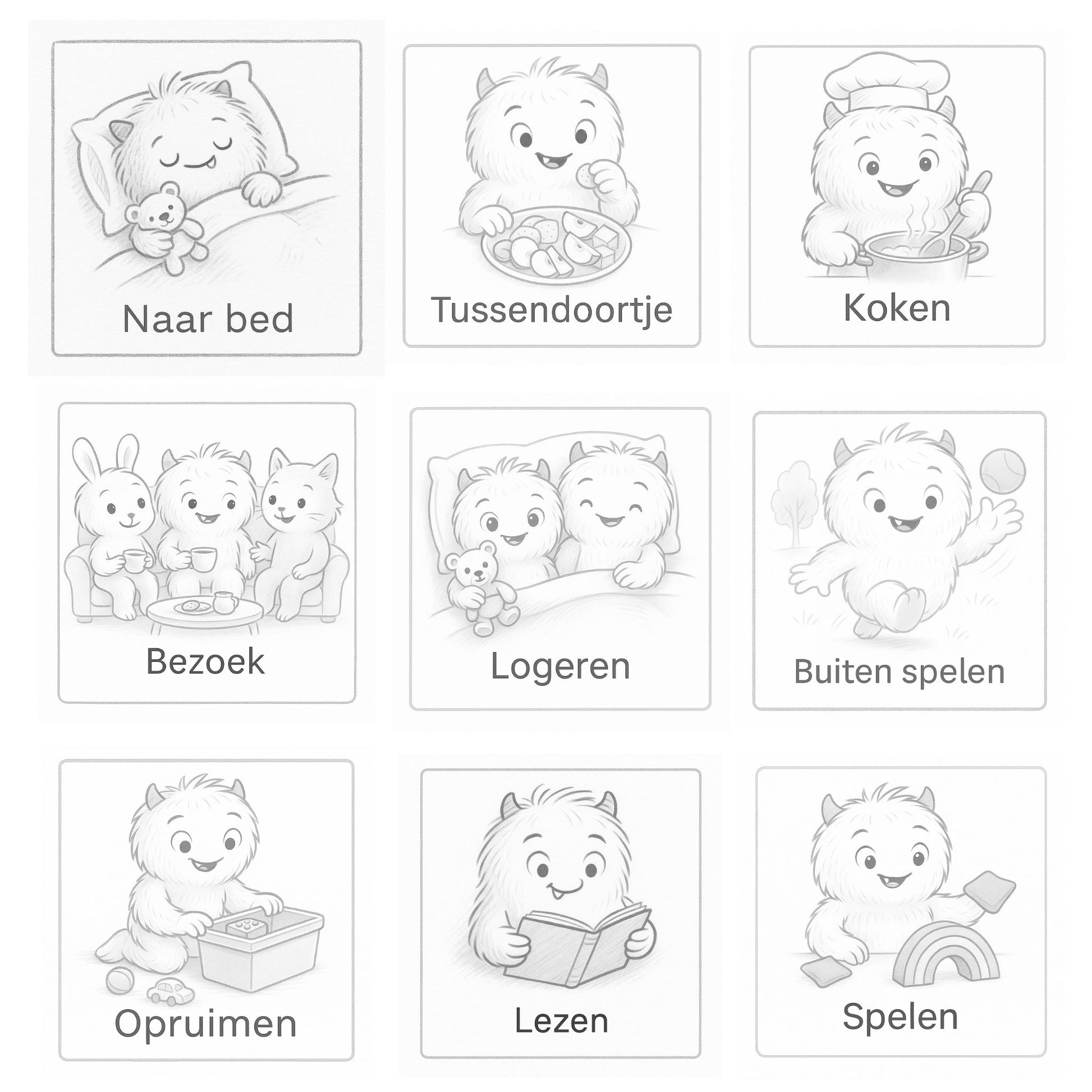 Herkenbare dagritmekaarten download