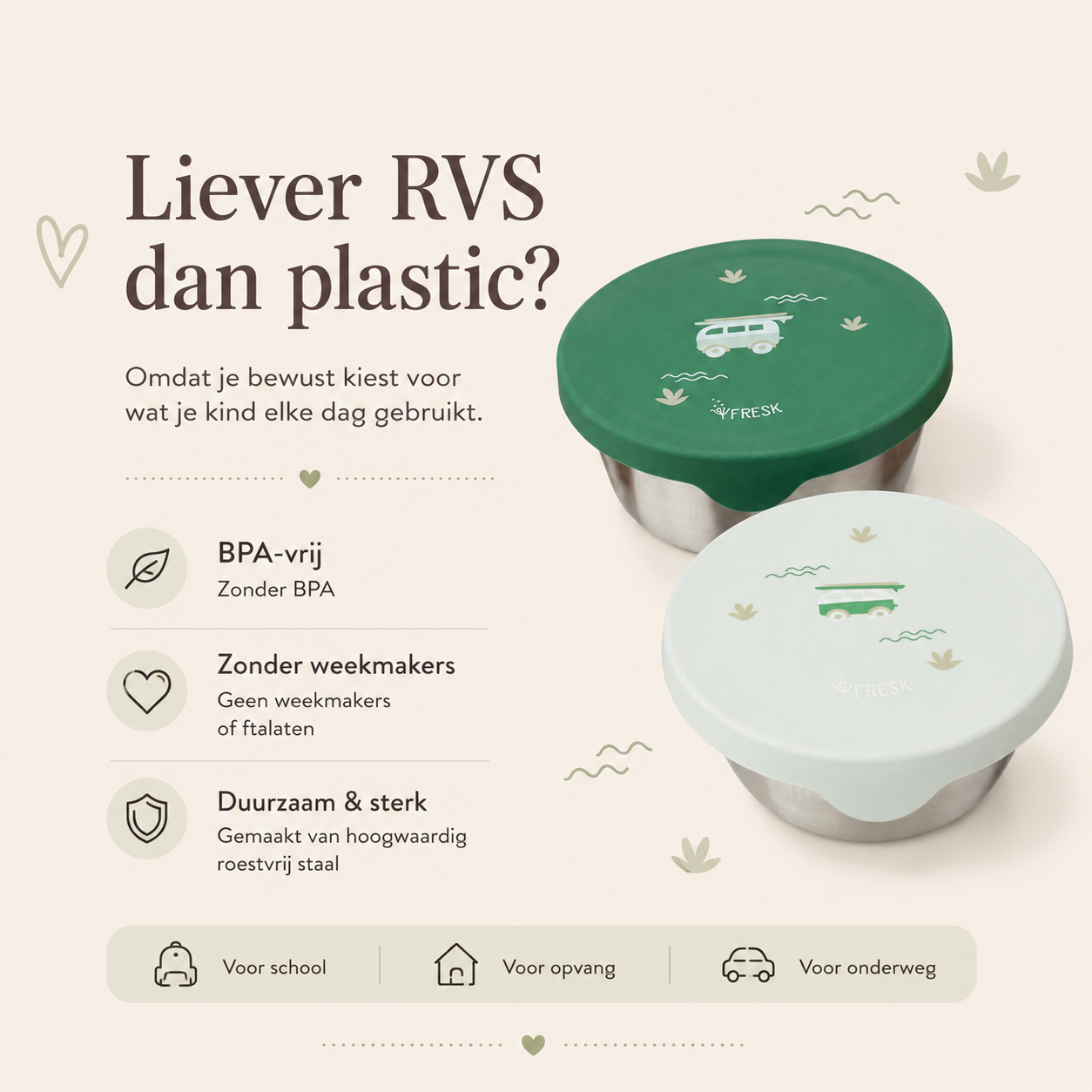 rvs een goed alternatief voor plastic