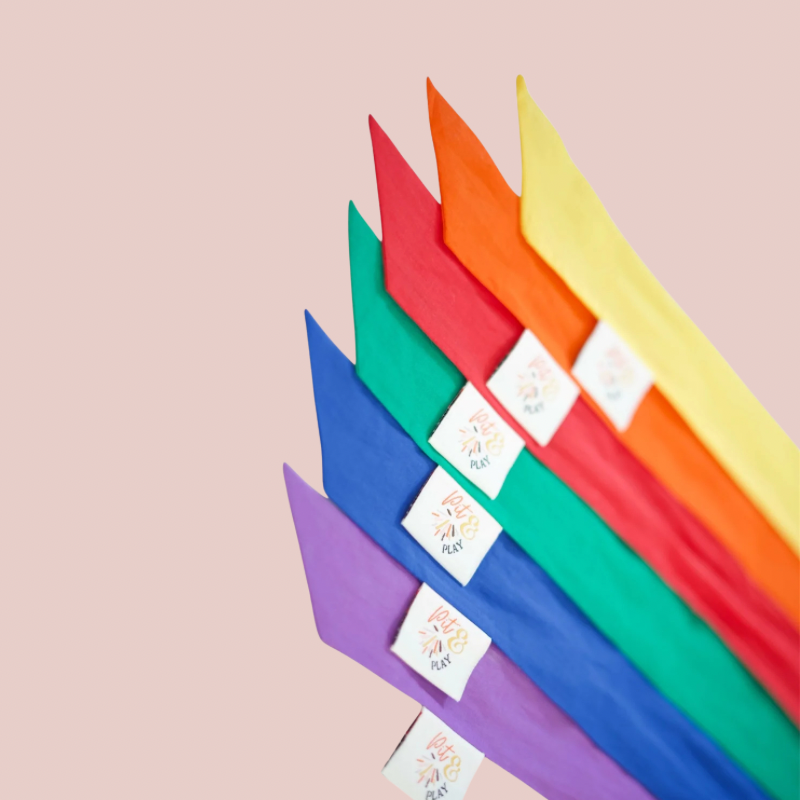 6 regenboog speellinten 