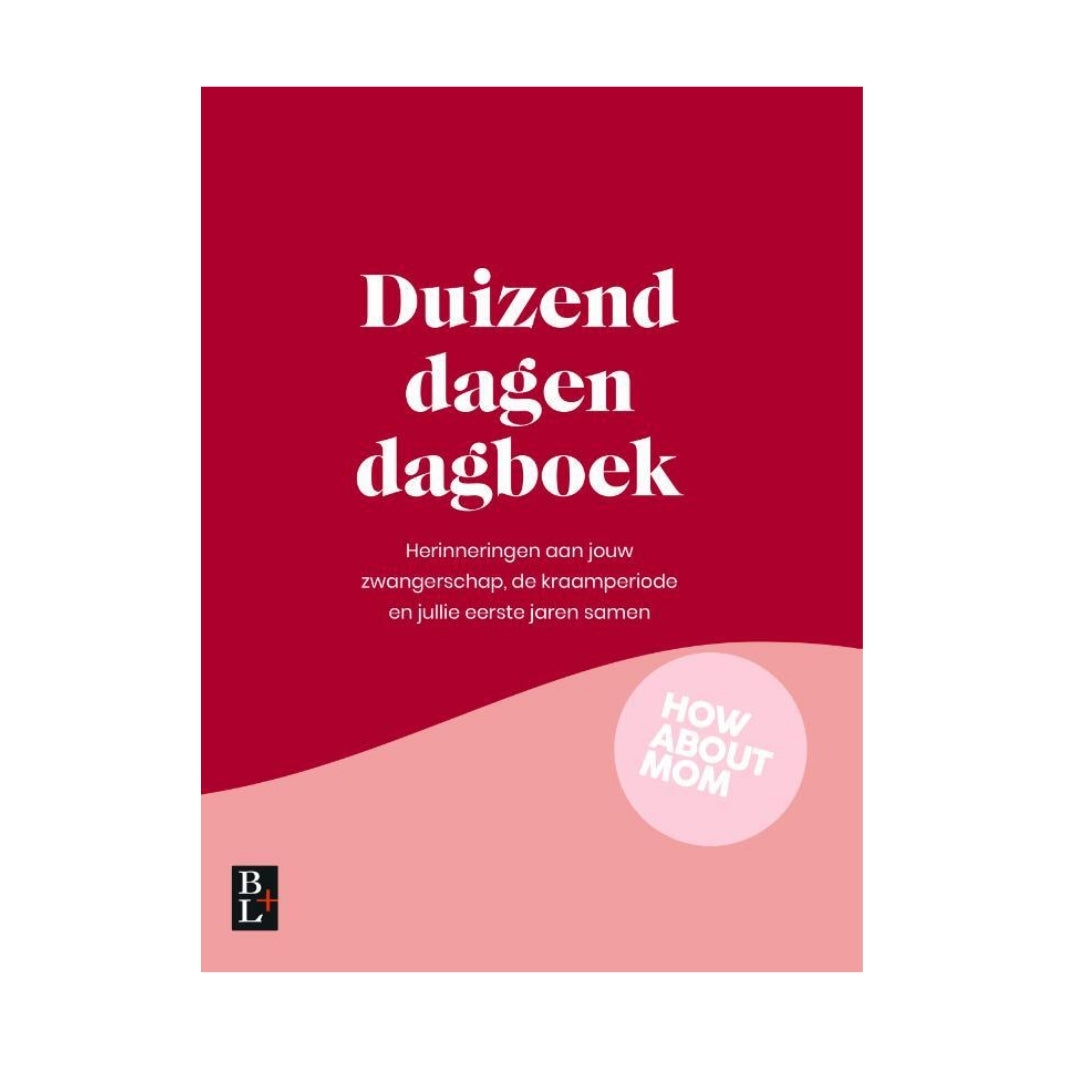 Voorkant van het invulboek voor zwangeren duizend dagen dagboek