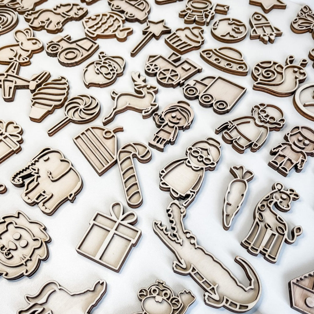 Vultrays voor sensorisch spelen met sensorisch speelgoed zoals kinetisch zand, rijst, klei 