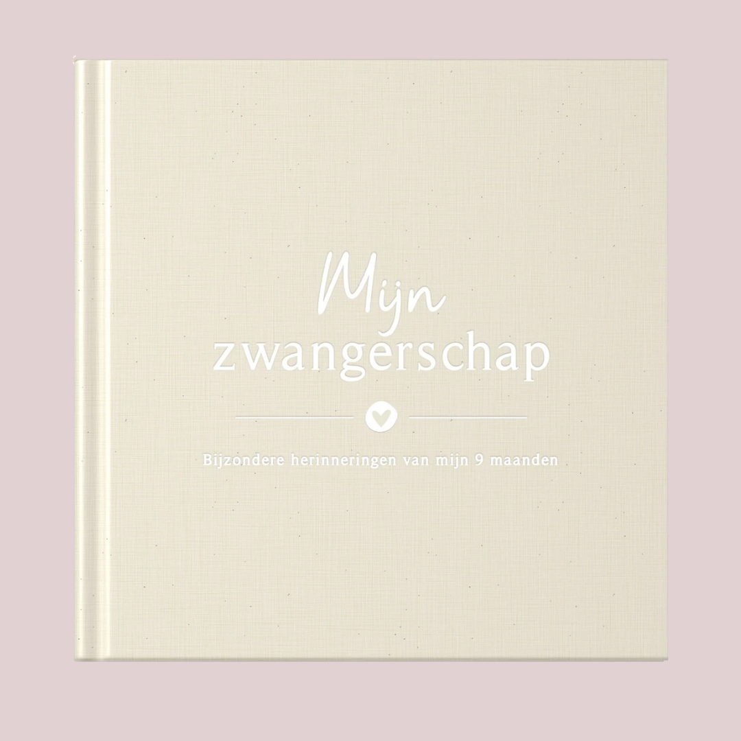 Fyllbooks zwangerschapsdagboek met beige linnen cover