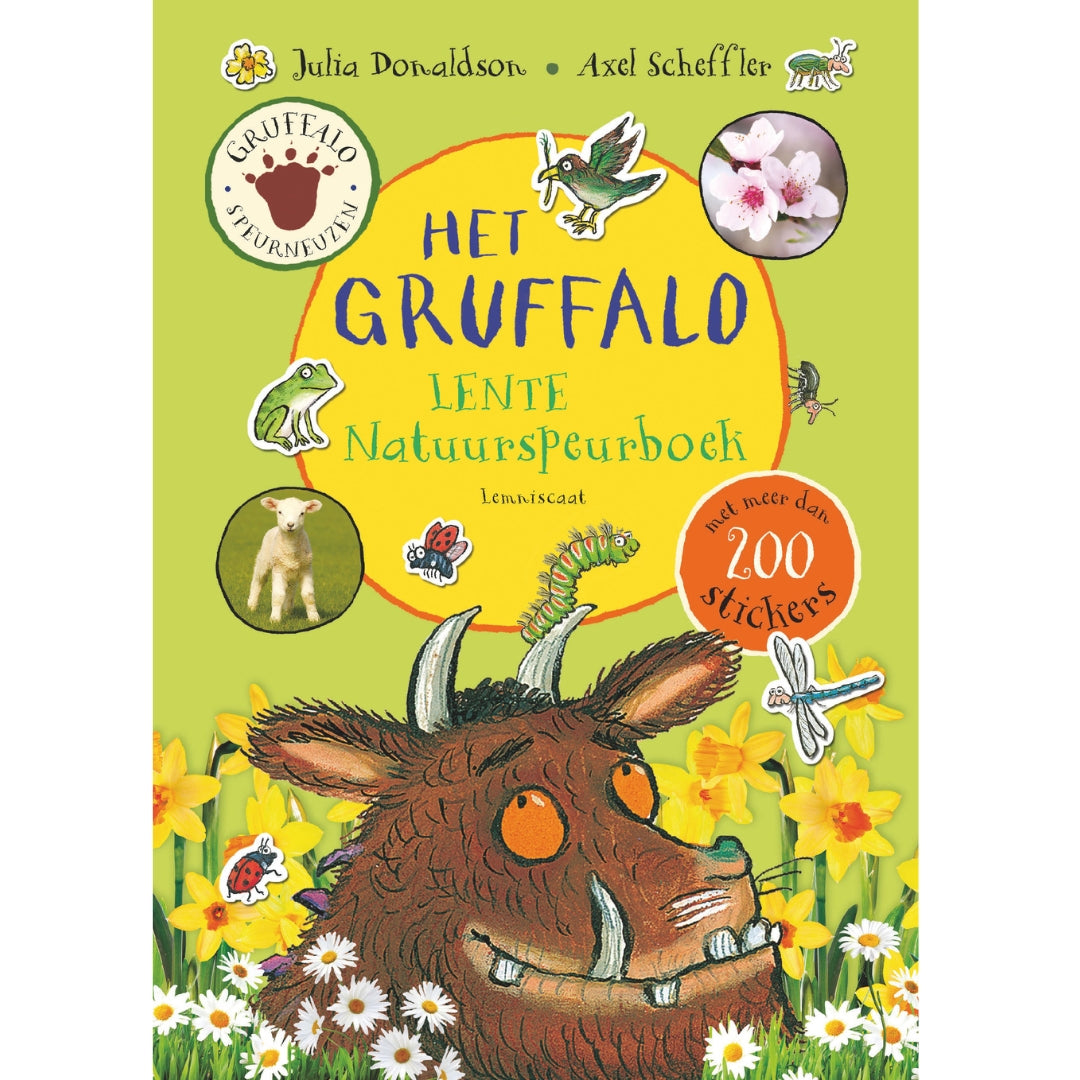 Voorkant Gruffalo lente natuurspeurboek – natuurboek voor kinderen vanaf 3 jaar