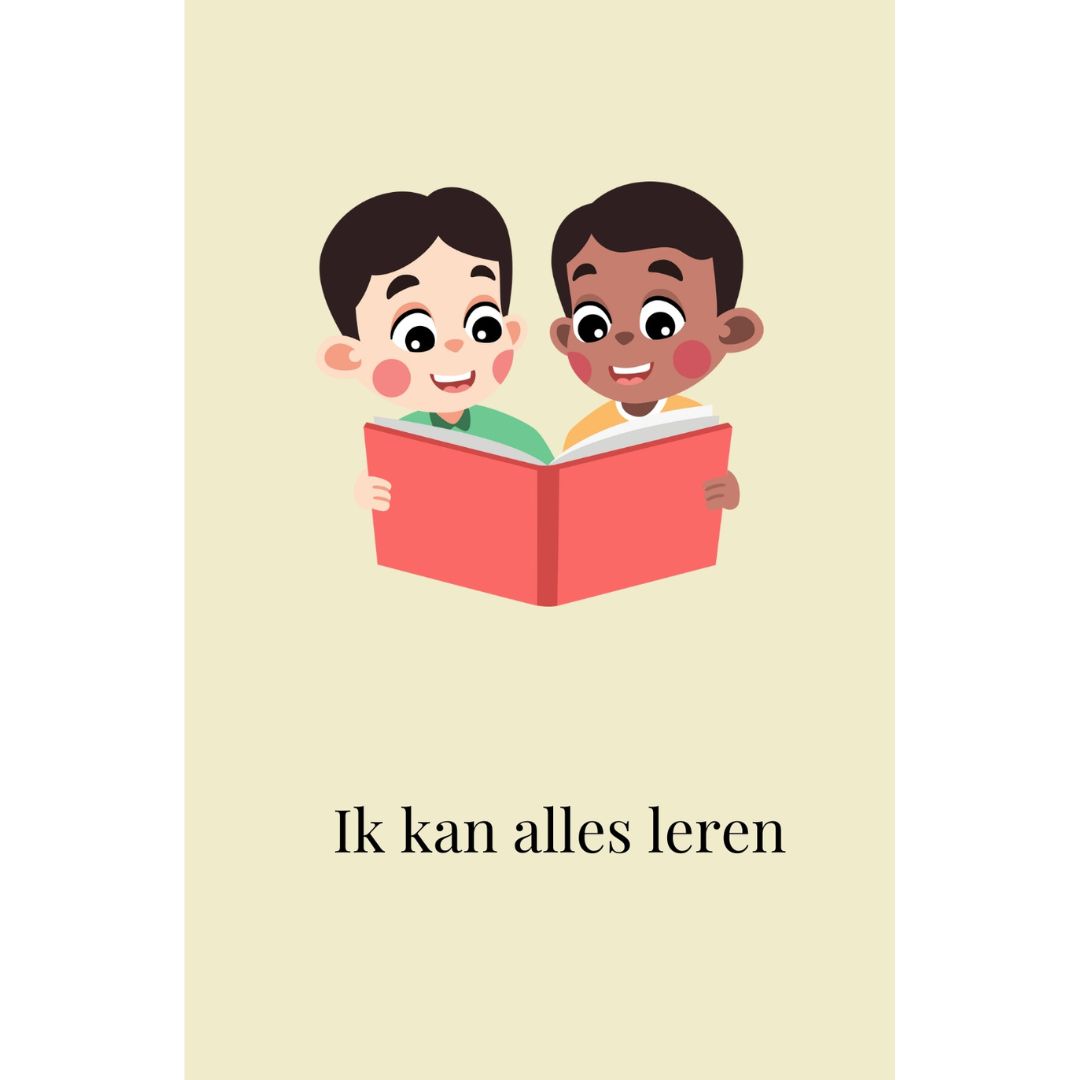 ik kan alles leren - affirmatiekaartje digitaal