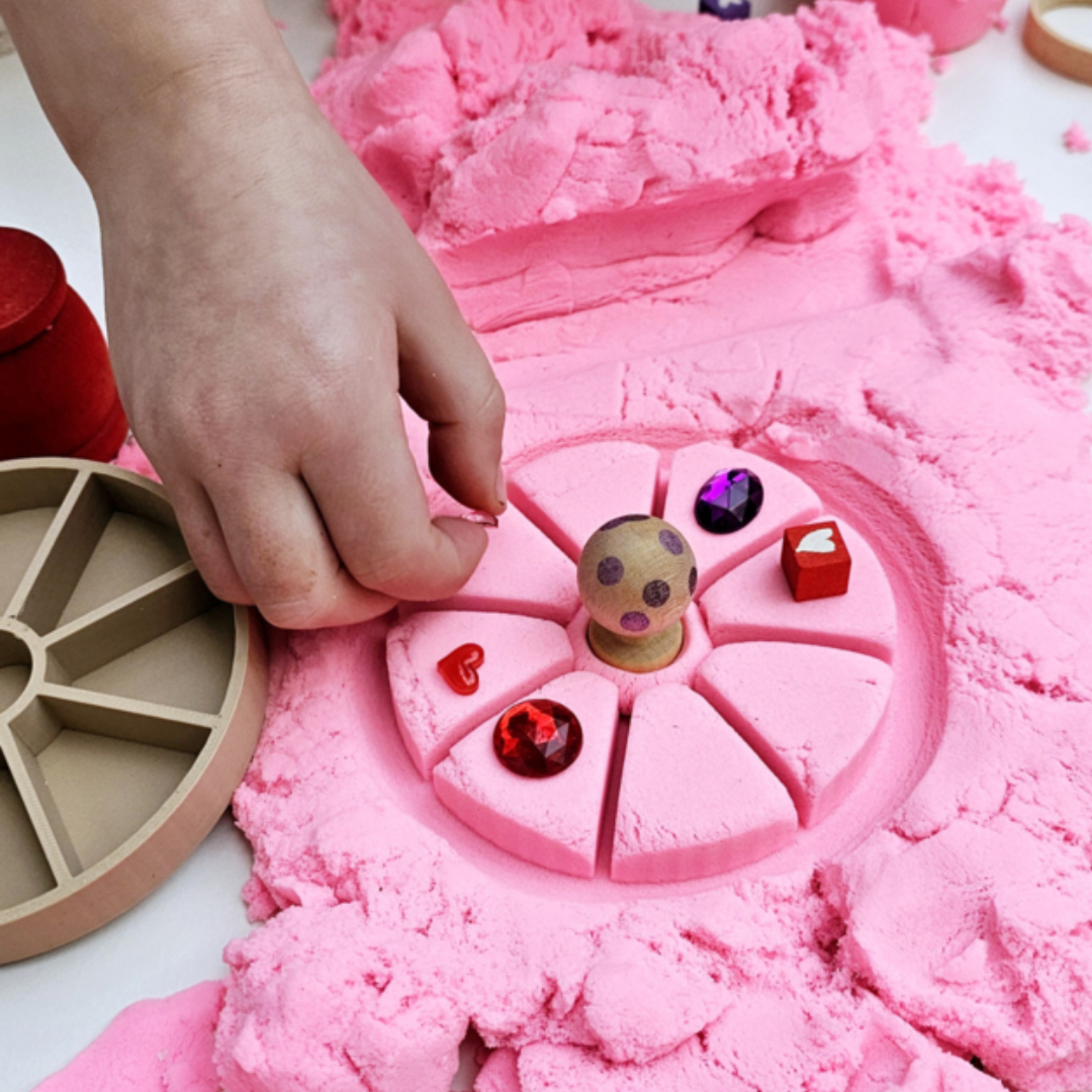 MagicSand SensoryFun roze open einde speelgoed – kinetisch zand 1 kg voor kinderen