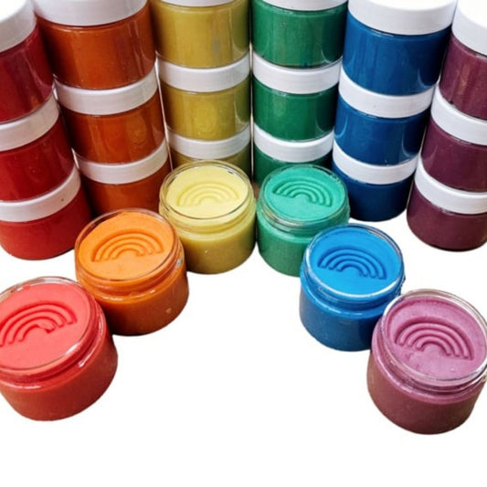 schoenkadootje: Mini potjes natuurlijke klei 