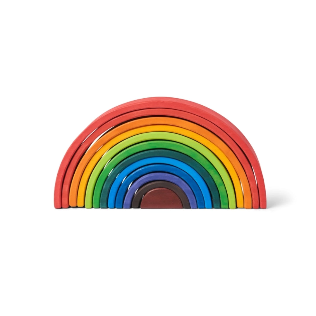 Houten Regenboog Speelset 12-delig – Open einde speelgoed