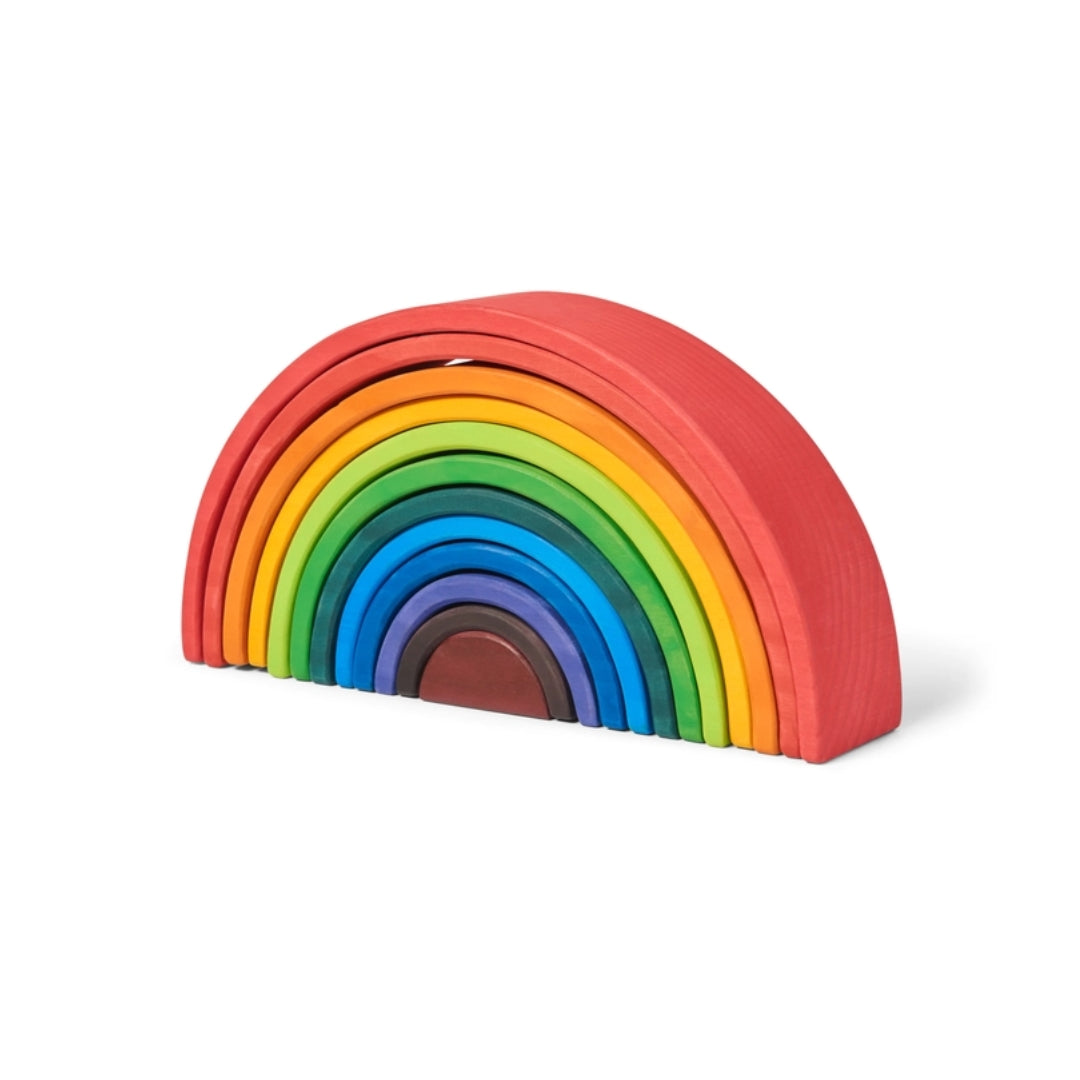 Houten Regenboog Speelset 12-delig – Open einde speelgoed