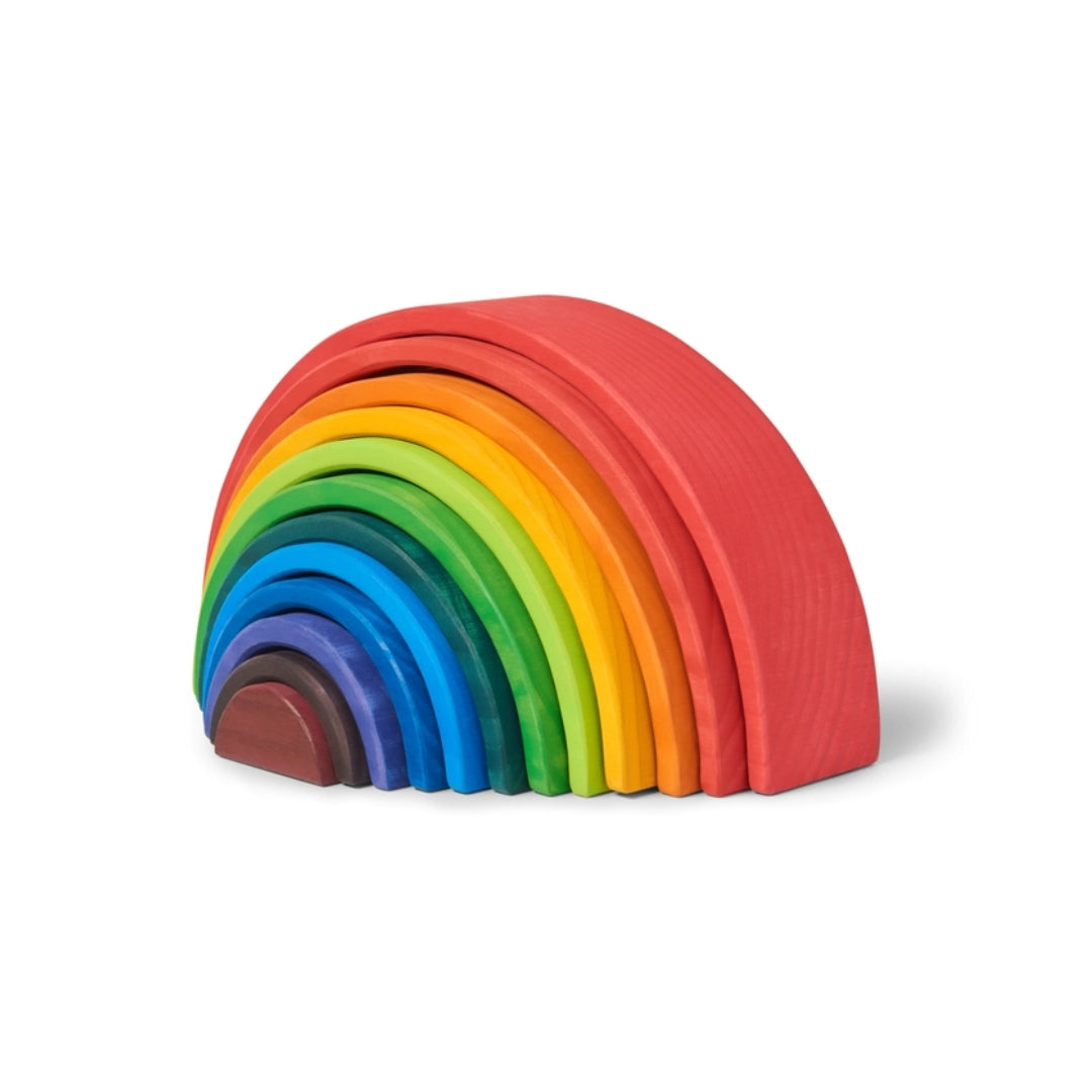 Houten Regenboog Speelset 12-delig – Open einde speelgoed