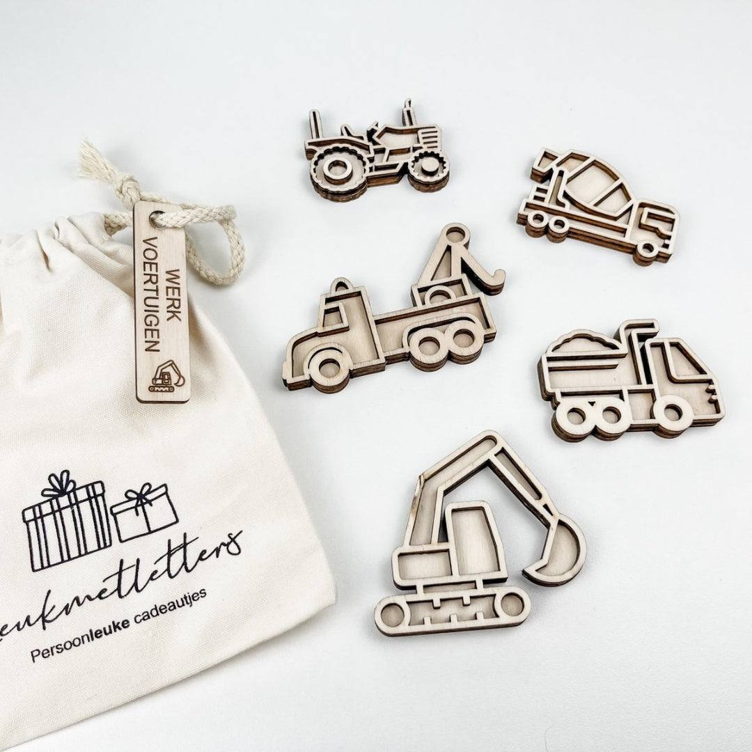 Vultray voertuigen voor sensorisch spelen met sensorisch speelgoed zoals kinetisch zand, rijst, klei 